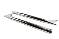HARLEY Straight 30 Zoll Fishtail-Erweiterungsset Passend für 0- Zoll Custom, Anwendung für 1-3/4 Zoll Rohre