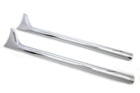 HARLEY 36 Zoll Straight Fishtail Verlängerungsset Chrom Passend für 0- Custom, Anwendung für 1-3/4 Zoll Rohre"