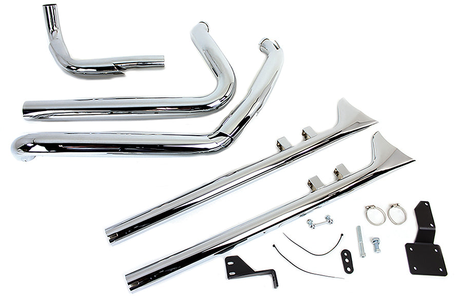HARLEY True Dual Auspuffkrümmer-Kit passend für 2010–2016 FLT,