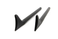 HARLEY 36 Zoll Gerade Fishtail Auspuffverlängerung Set Schwarz Passend für 0- Custom, Anwendung für 1-3/4