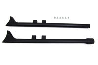 HARLEY M8 36 Zoll Straight Fishtail Auspuffverlängerungs-Set Schwarz passend für 2017-UP FLT,