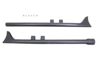 HARLEY M8 36 Zoll Straight Fishtail Auspuffverlängerungs-Set Schwarz passend für 2017-UP FLT,