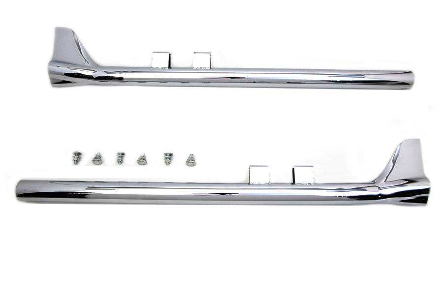 HARLEY 36 Zoll Bronx Straight Tail Set Chrom Passend für 1995-2016 FLT,