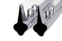 HARLEY 36 Zoll Bronx Straight Tail Set Chrom Passend für 1995-2016 FLT,