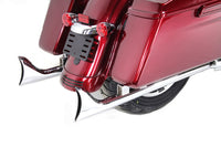 HARLEY M8 33 Zoll Straight Fishtail Auspuffverlängerung Set Chrom Passend für 2017-UP FLT,
