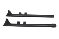 HARLEY M8 33 Zoll Straight Fishtail Auspuffverlängerung Set Schwarz Passend für 2017-UP FLT,