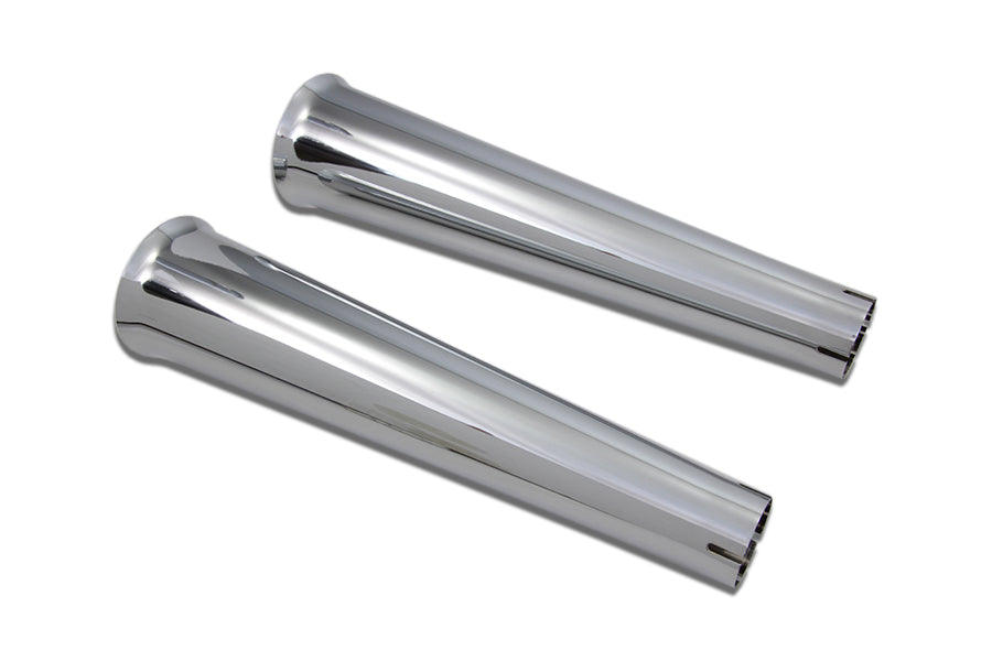 HARLEY Chrom Megaphon-Endstück-Set passend für 1958–1984 FL,