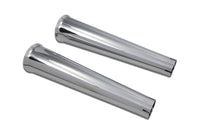 HARLEY Chrom Megaphon-Endstück-Set passend für 1958–1984 FL,