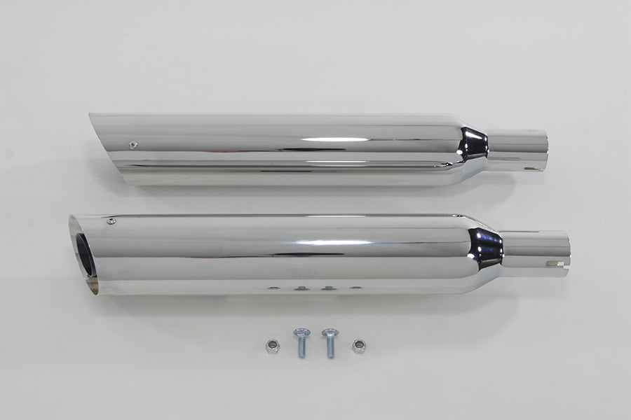 HARLEY Side Slash Style Slip-On Muffler Set fits 2000-2009 FXST,