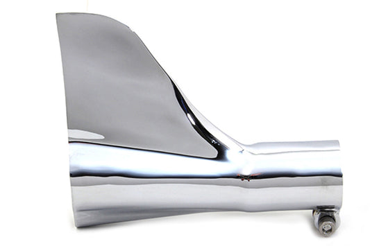 HARLEY Bronx Muffler Tail Chrome Fits 0-  Custom, application on stock cigar mufflers