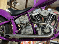 HARLEY Side By Side Drag Pipe Set Chrome fits 1986-2006 FLST,   1986-2006 FXST,