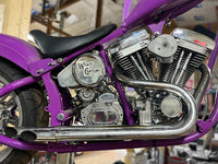 HARLEY Side By Side Drag Pipe Set Chrome fits 1986-2006 FLST,   1986-2006 FXST,