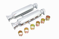 HARLEY 16 Zoll Shorty Trompeten-Auspuff-Set passend für 0- Custom, Anwendung für 1-3/4 Zoll Rohre"