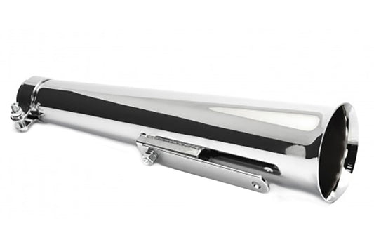 HARLEY Chrome Megaphone Widow Trust Muffler Fits 0-  Custom, application for 1-3/4 pipes that have 1