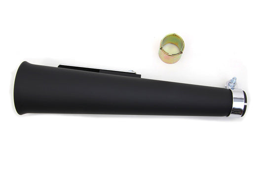 HARLEY Black Megaphone Widow Trust Muffler Fits 0-  Custom, application for 1-3/4 pipes that have 1-