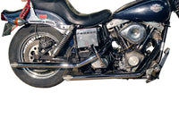 HARLEY MCM Illusion Drag Pipe Set Chrom passend für 1971-1984 FX, 1971-1984 FXE,