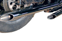 HARLEY MCM Illusion Drag Pipe Set Chrom passend für 1971-1984 FX, 1971-1984 FXE,