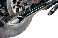 HARLEY MCM Illusion Drag Pipe Set Chrom passend für 1971-1984 FX, 1971-1984 FXE,