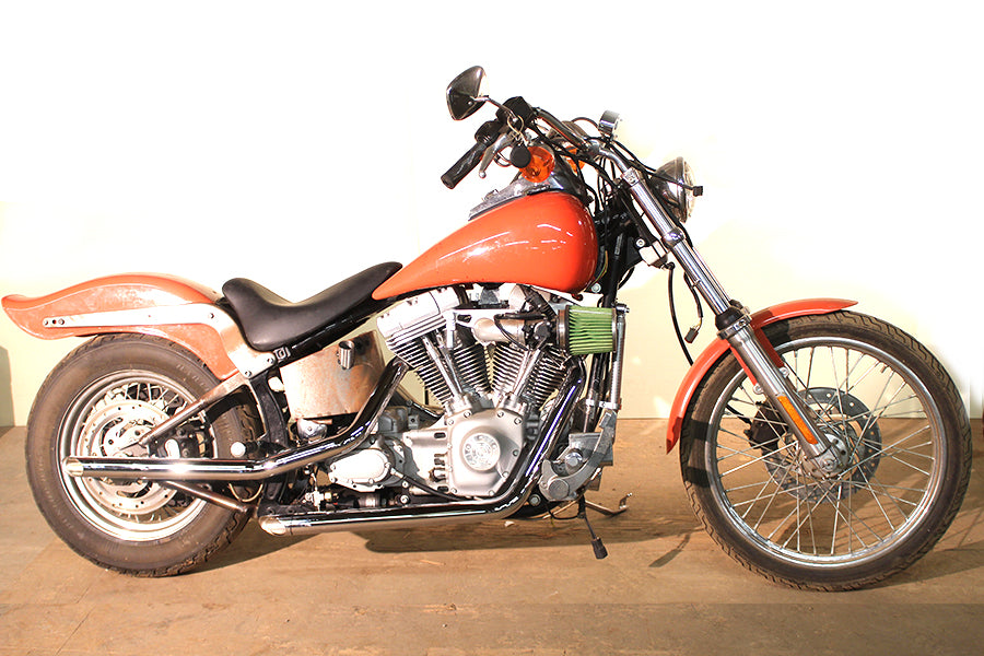 HARLEY MCM Illusion Drag Pipe Set Chrom passend für 1986-2006 FXST,