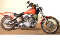 HARLEY MCM Illusion Drag Pipe Set Chrom passend für 1986-2006 FXST,