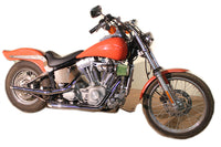 HARLEY MCM Illusion Drag Pipe Set Chrom passend für 1986-2006 FXST,