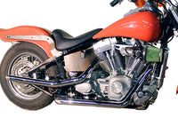 HARLEY MCM Illusion Drag Pipe Set Chrom passend für 2007-2017 FXST,