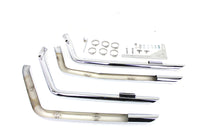 HARLEY MCM Illusion Drag Pipe Set Chrom passend für 2007-2017 FXST,
