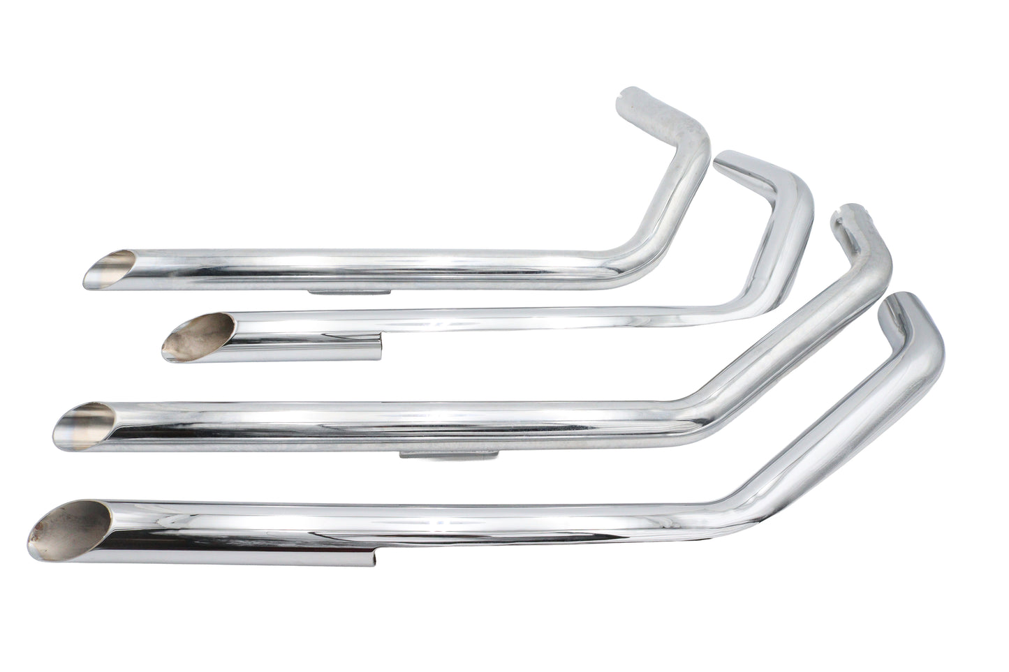 HARLEY MCM Illusion Drag Pipe Set Chrom passend für 1957-1978 XL, 1980-1984 XL,