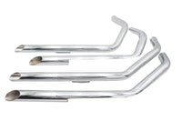 HARLEY MCM Illusion Drag Pipe Set Chrom passend für 1957-1978 XL, 1980-1984 XL,