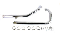 HARLEY MCM Illusion Drag Pipe Set Chrom passend für 1986-2003 XL,