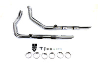 HARLEY MCM Illusion Drag Pipe Set Chrom passend für XL ab 2014,