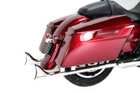 HARLEY M8 33 Zoll Straight Fishtail Auspuffverlängerung Set Chrom Passend für 2017-UP FLT,