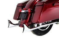 HARLEY M8 33 Zoll Straight Fishtail Auspuffverlängerung Set Chrom Passend für 2017-UP FLT,
