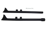 HARLEY M8 36 Zoll Straight Fishtail Auspuffverlängerung Set Schwarz Passend für 2017-UP FLT,
