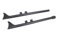 HARLEY M8 36 Zoll Straight Fishtail Auspuffverlängerung Set Schwarz Passend für 2017-UP FLT,