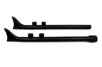 HARLEY M8 33 Zoll Straight Fishtail Auspuffverlängerungs-Set Schwarz passend für 2017-UP FLT,