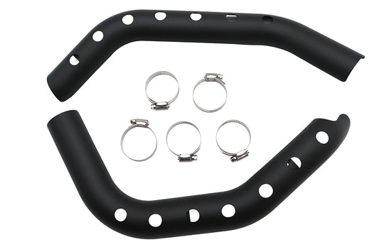 HARLEY Drag Auspuffrohr Hitzeschutz-Set passend für 2007-2013 XL,