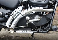 HARLEY Chrom-Drag-Pipe-Set mit Hitzeschutz, passend für XL-Modelle 2004-2013,
