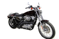 HARLEY Schwarzes Drag Pipe Set mit Hitzeschildern Passend für 2004-2013 XL,