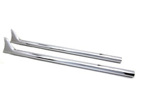 HARLEY 40 Zoll Straight Fishtail Auspuffverlängerung Set Chrom Passend für 0-  Custom, Anwendung