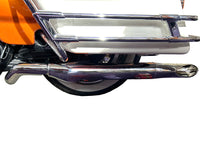 HARLEY Turn Out Endschalldämpfer Set Classic 1967 Style Chrom Passend für 2017-UP FLT,