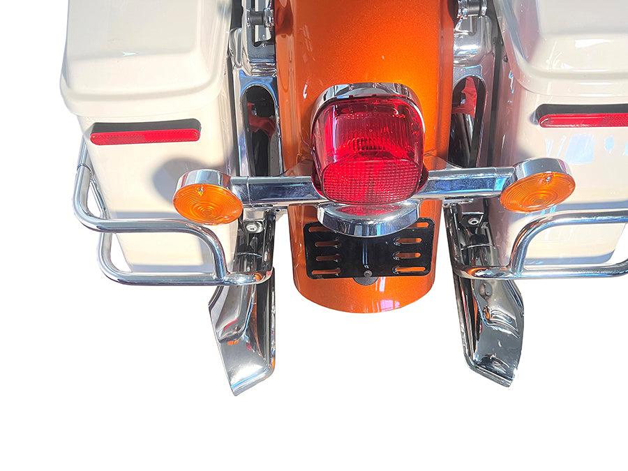 HARLEY Turn Out Endschalldämpfer Set Classic 1967 Style Chrom Passend für 2017-UP FLT,