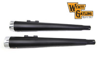 HARLEY Wyatt Gatling Muffler Set with Vortex Tips fits 1995-2016 FLT,