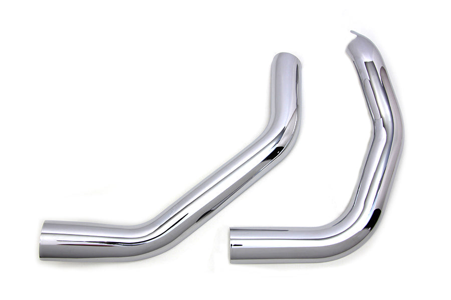HARLEY Schlichtes Hitzeschild-Set Chrom Passend für XL ab 2014,