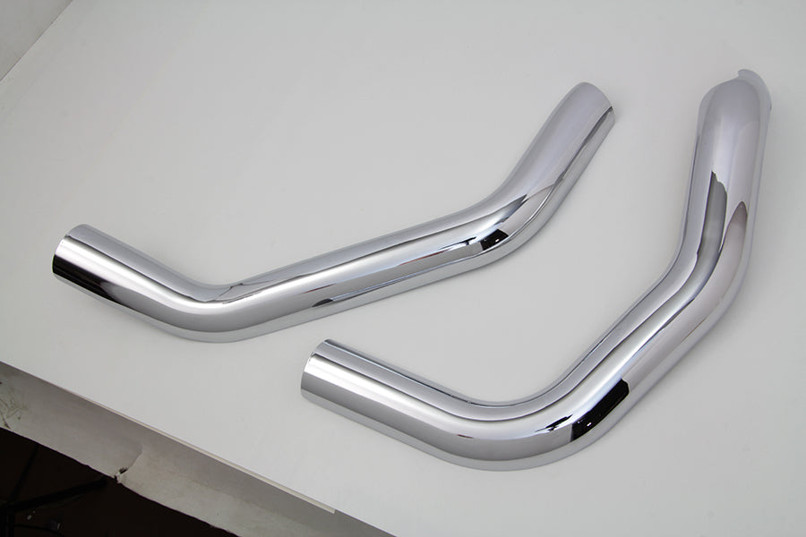 HARLEY Schlichtes Hitzeschild-Set Chrom Passend für XL ab 2014,