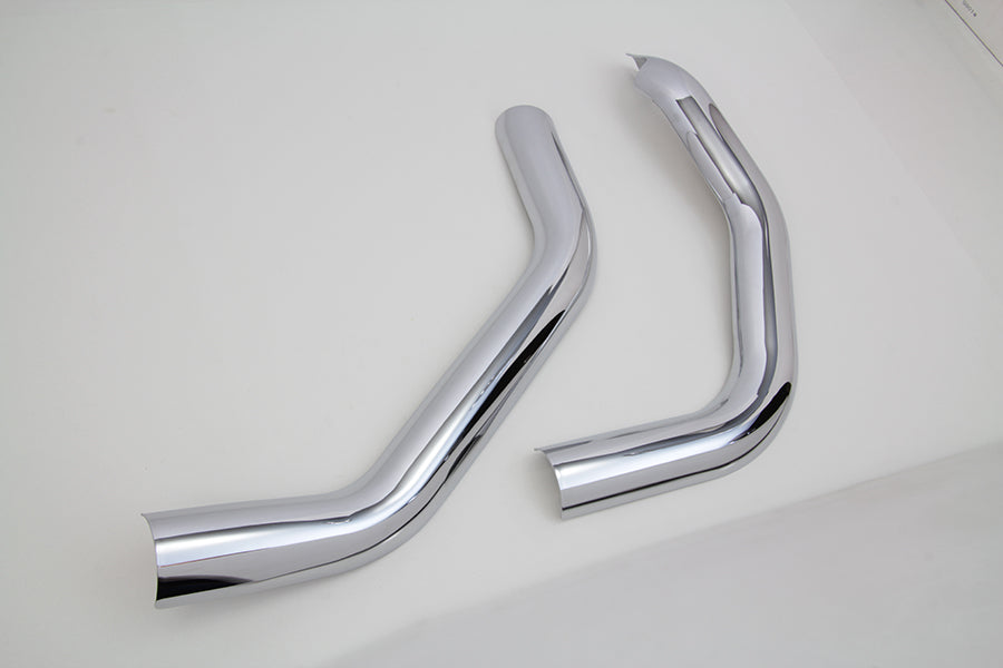 HARLEY Schlichtes Hitzeschild-Set Chrom Passend für XL ab 2014,
