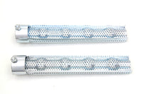 HARLEY 9-1/2 Zoll Auspuffdämpfer-Set Stahl Passend für 0- Custom, Anwendung für 1-3/4 Zoll Rohre