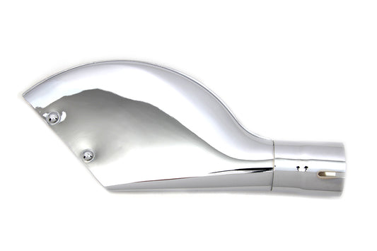 HARLEY Batique Style Exhaust Tip Fits 0-  Custom, application for 1-7/8 exhaust"