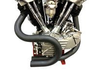 HARLEY Ultima Knucklehead Auspuffanlage Schwarz Passend für 1936-1947 EL,