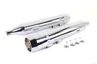 HARLEY Granaten-Schalldämpfer-Set Chrom, passend für 1995-2016 FLT,